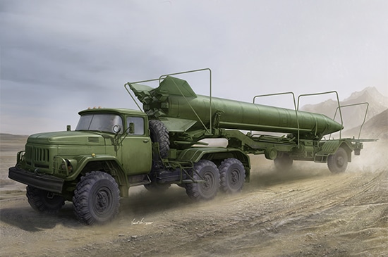 Soviet ZIL-131V w/ 2T3M1 Trailer & 8K14 Missile Boxart.