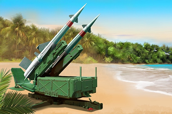 Soviet 5P71 Launcher w/ 5V27 Missile Pechora (SA-3B Goa) Boxart.