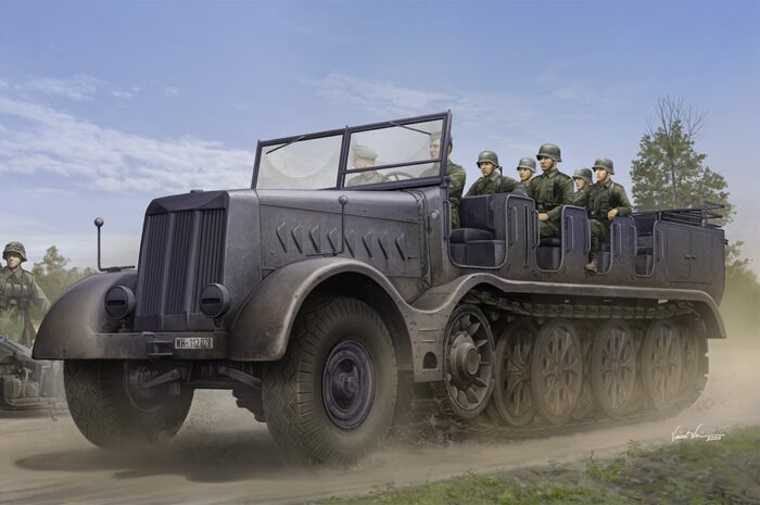 Schwerer Zugkraftwagen 18t Sd.Kfz. 9 (Artillery Version) Boxart.