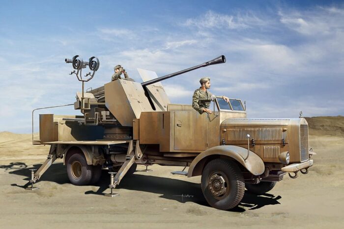 Mercedes-Benz L4500A w/ 5cm Flak 41/1 Boxart.