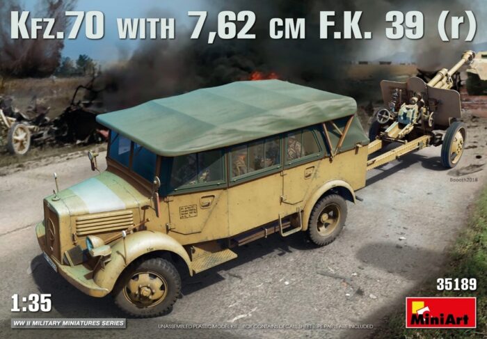 Kfz.70 w/ 7,62 cm F.K. 39 (r) Boxart.