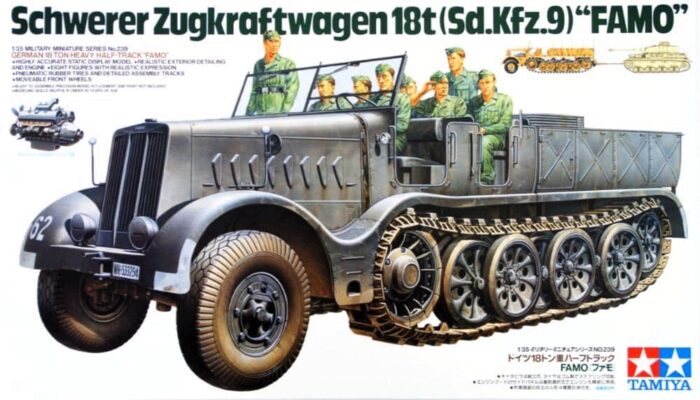 Schwerer Zugkraftwagen 18t (Sd.Kfz.9) FAMO Boxart.