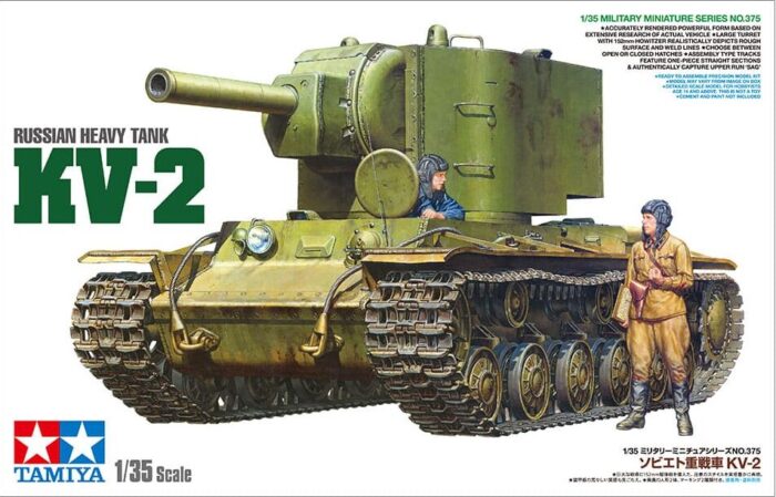 Russian Heavy Tank KV-2 Boxart.