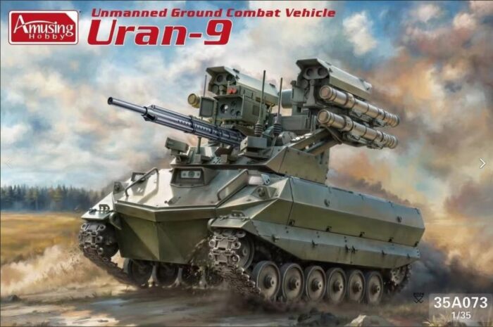Uran-9 Unmanned Ground Combat Vehicle Boxart.