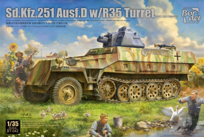 Sd.Kfz.251 Ausf.D w/ R35 Turret Boxart.