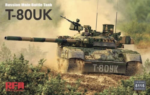 Russian T-80UK Main Battle Tank Boxart.
