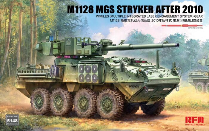M1128 MGS Stryker After 2010 w/ MILES Boxart.