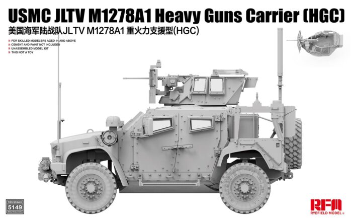 USMC JLTV M1278A1 Heavy Guns Carrier (HGC) Boxart.